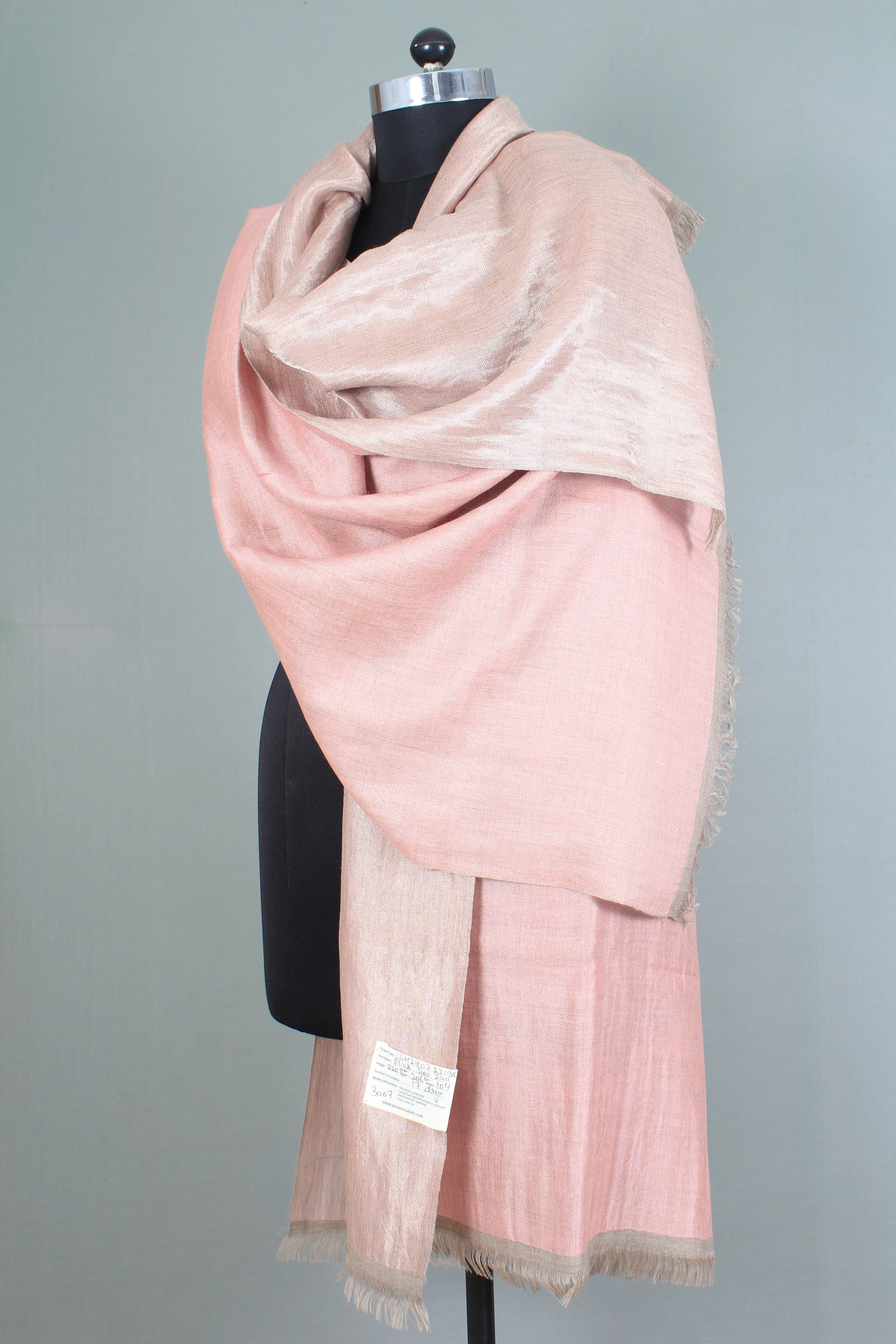 Mostafa Reversible Metallic Cashmere Shawl