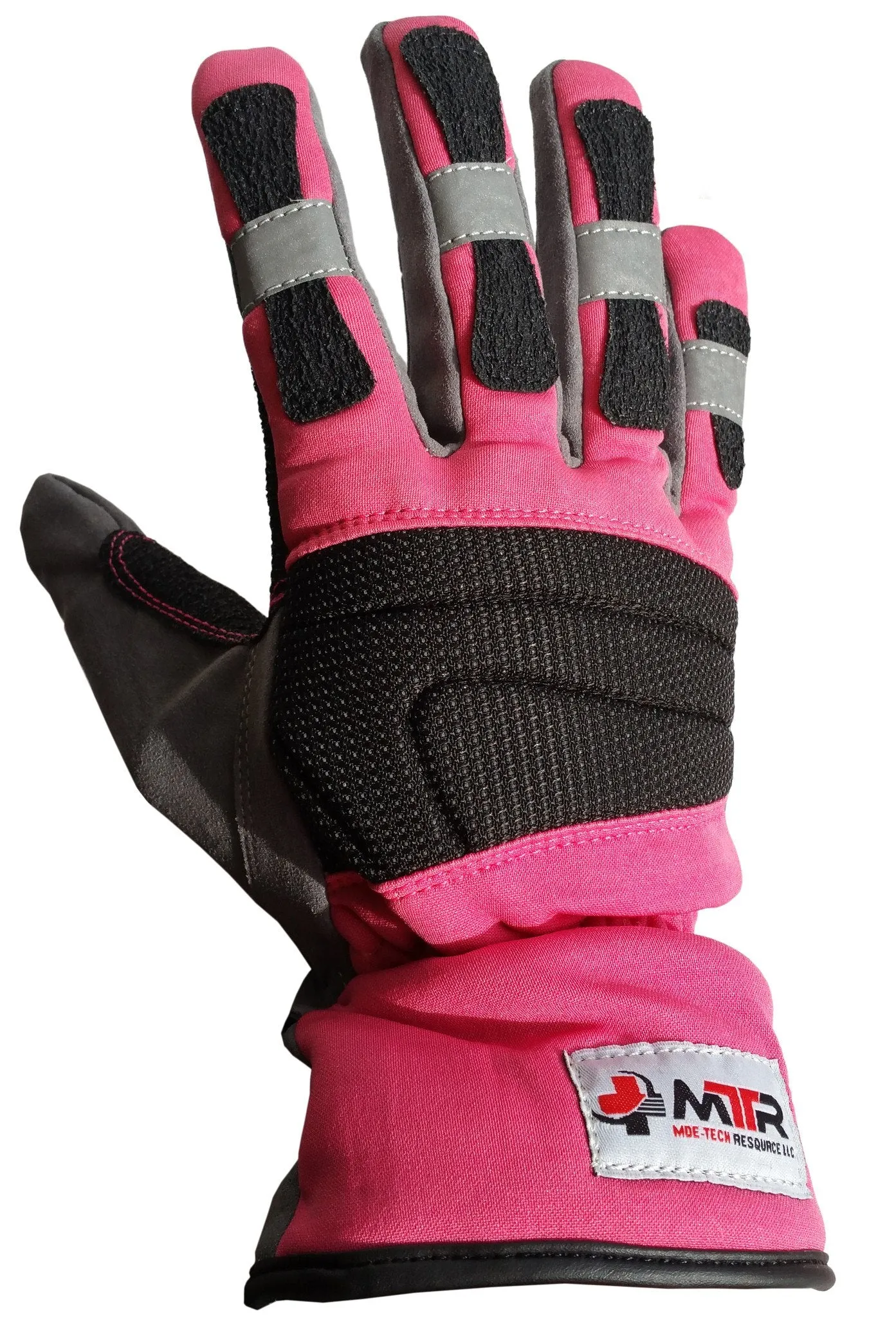 MTR Reflective PINK Extrication Gloves