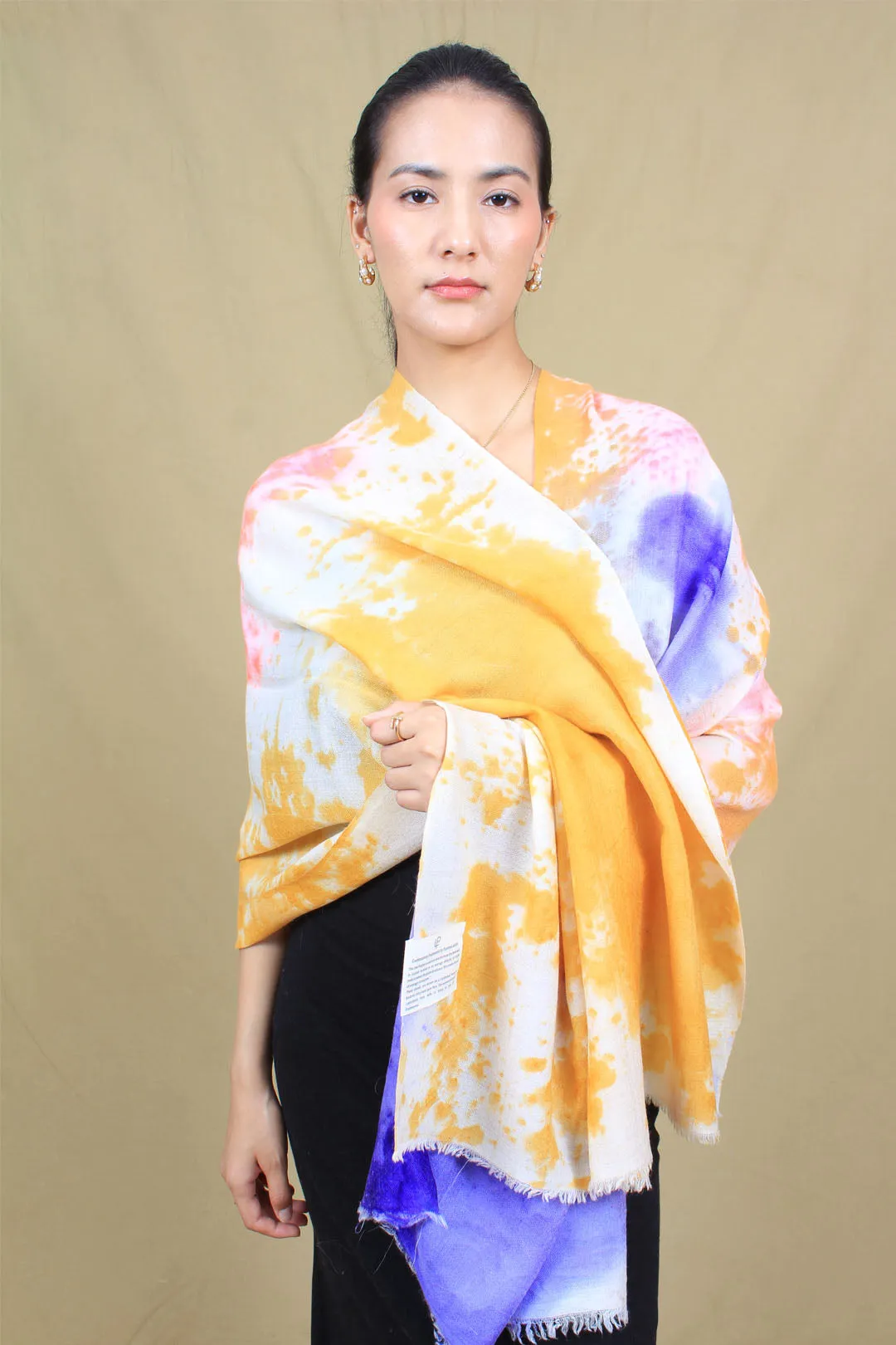 Nafees Ombre Dyed Cashmere Stole