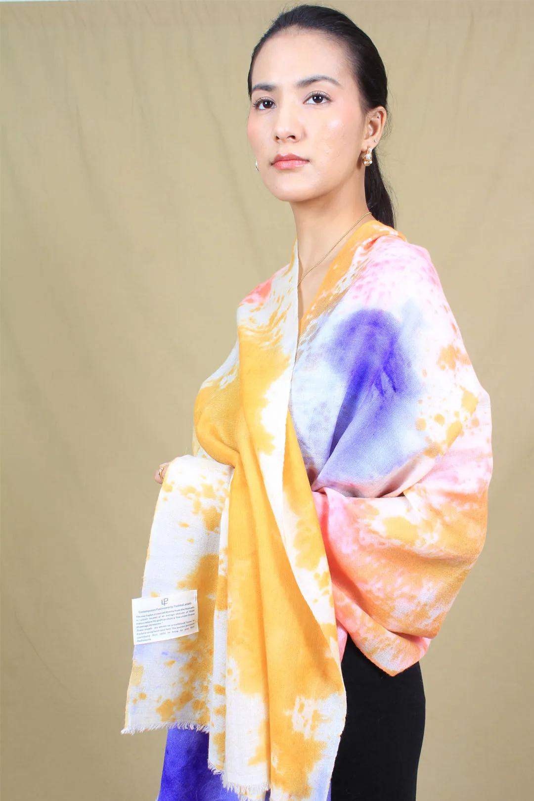 Nafees Ombre Dyed Cashmere Stole