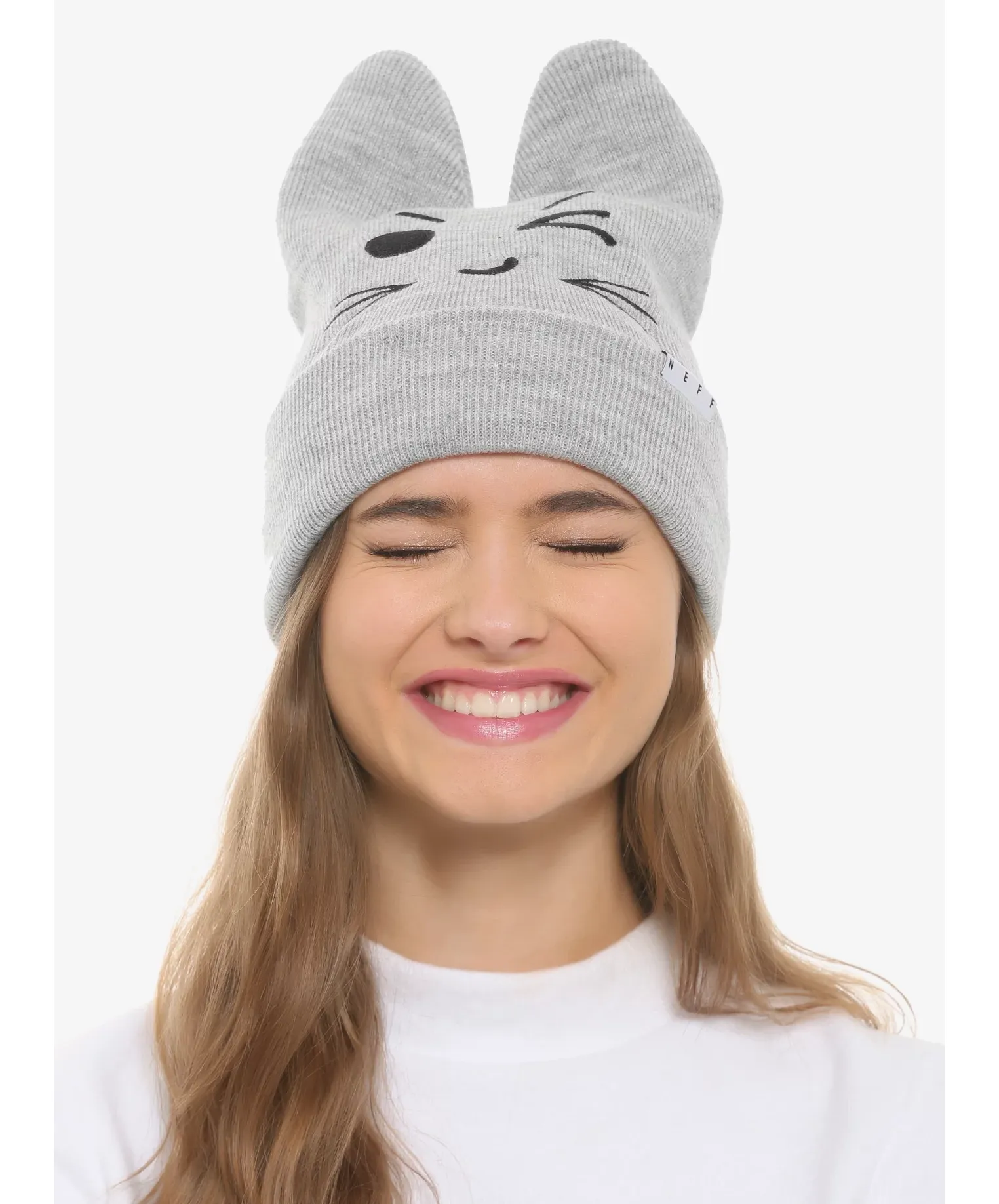 NEFF KITTY BEANIE Grey