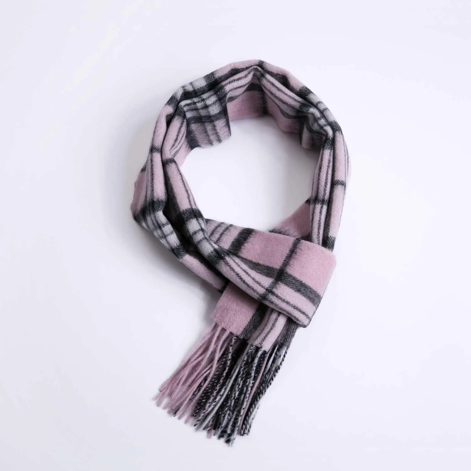 POSH FLEECE Pure Wool Luxurious Scarf with Fringed Trim SGB10003