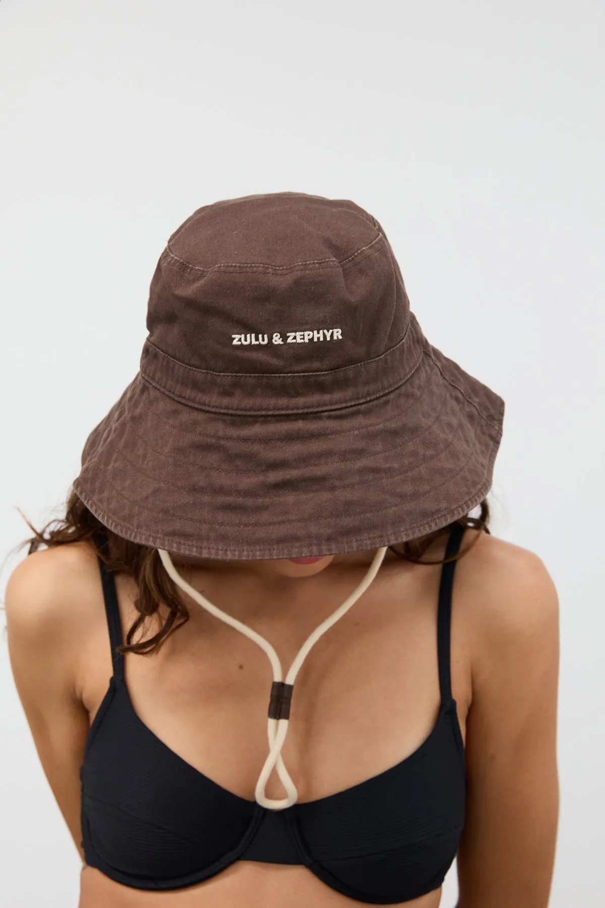 PRE-ORDER ZZ Logo Bucket Hat - Cocoa