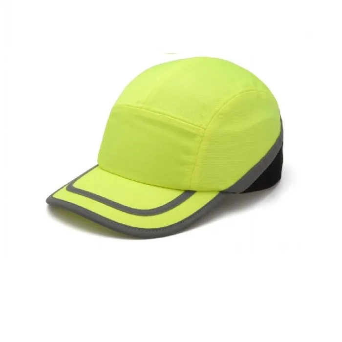 Pyramex HP50031 Baseball Bump Cap, Hi Vis Lime, 1 Each