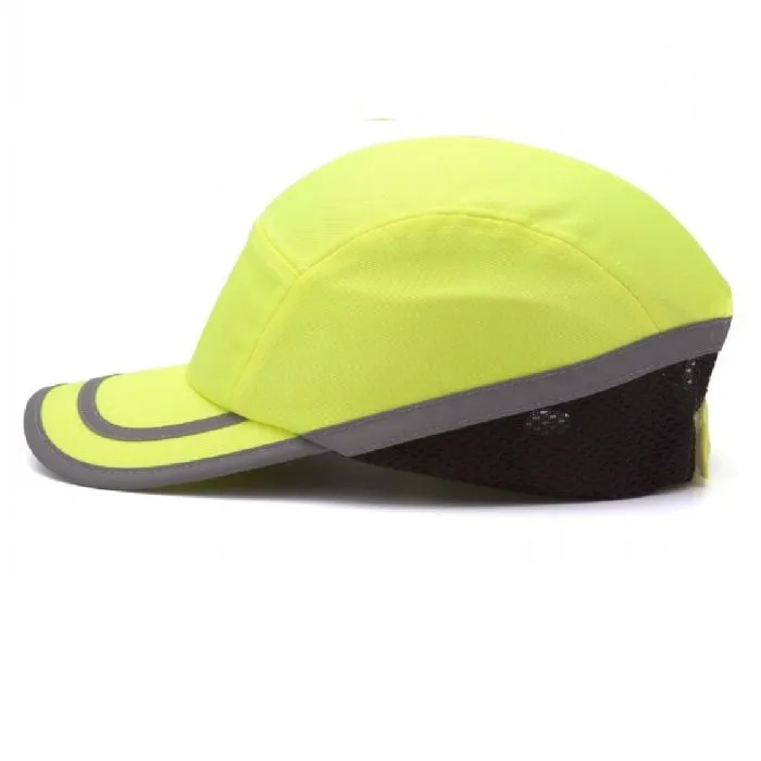 Pyramex HP50031 Baseball Bump Cap, Hi Vis Lime, 1 Each