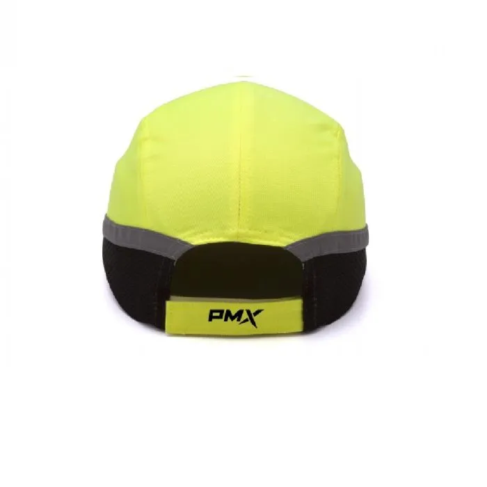 Pyramex HP50031 Baseball Bump Cap, Hi Vis Lime, 1 Each