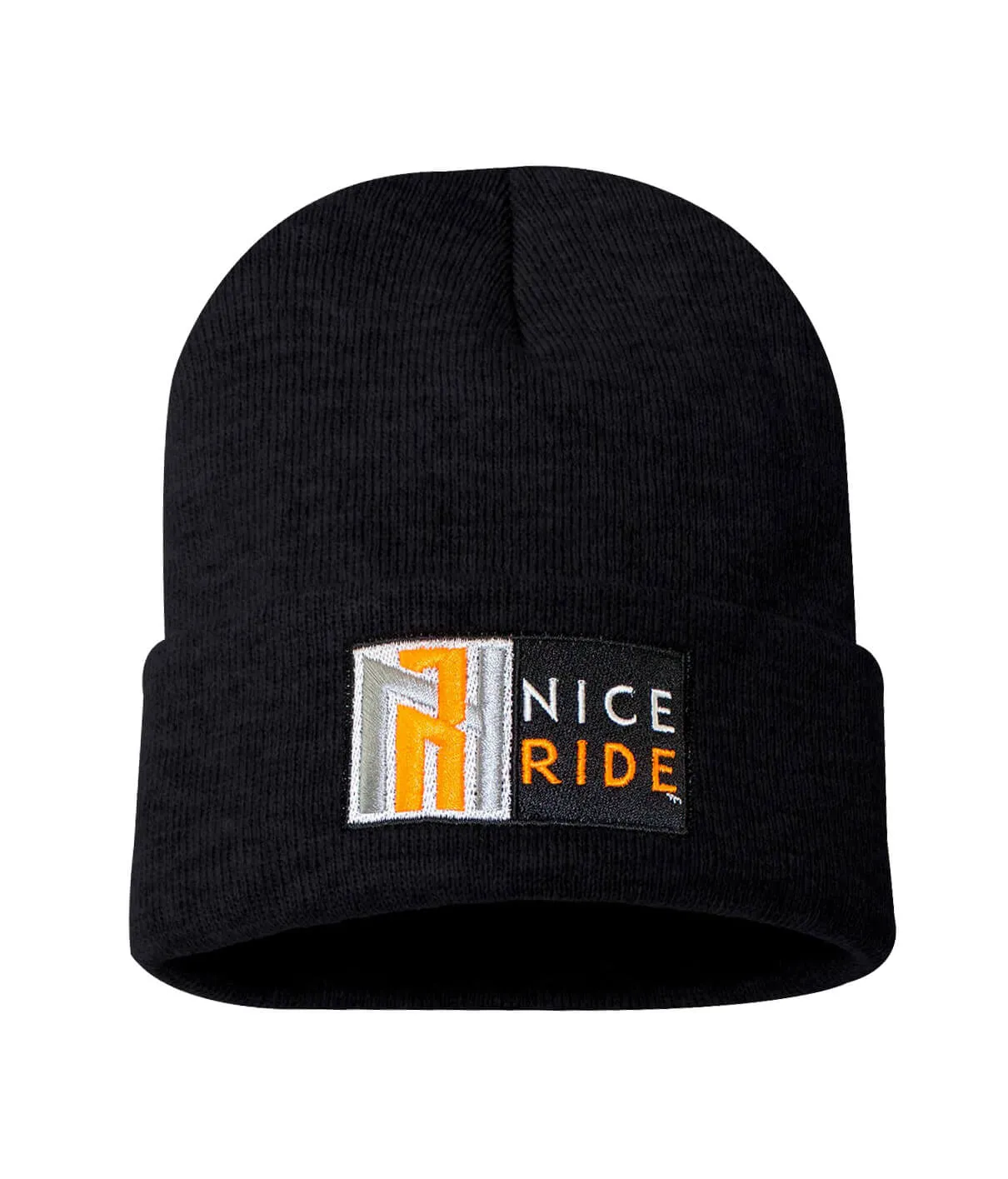 "N-R Neon Orange" Cuff Beanie