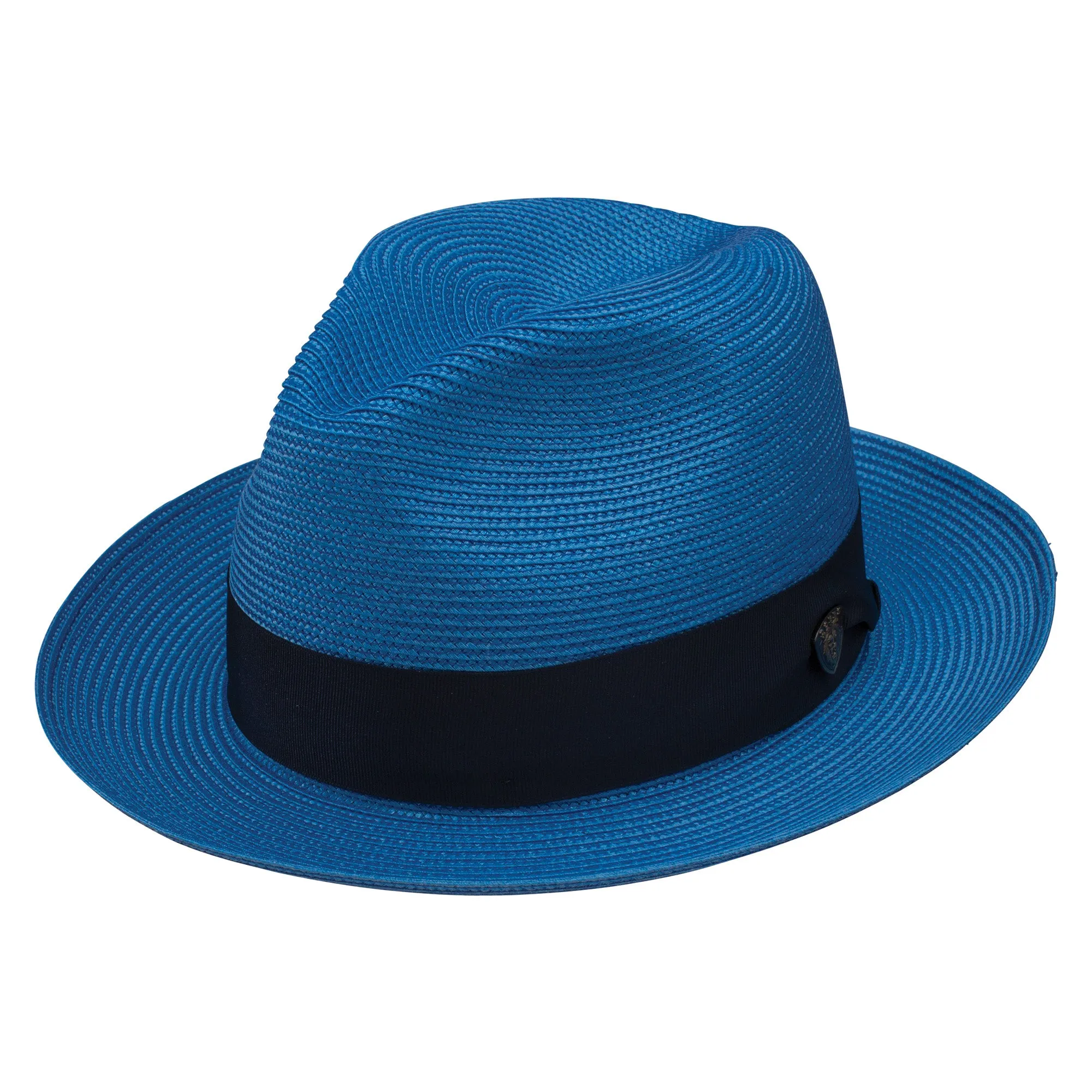 Rosebud Milan Straw Classic Brim Fedora by Dobbs