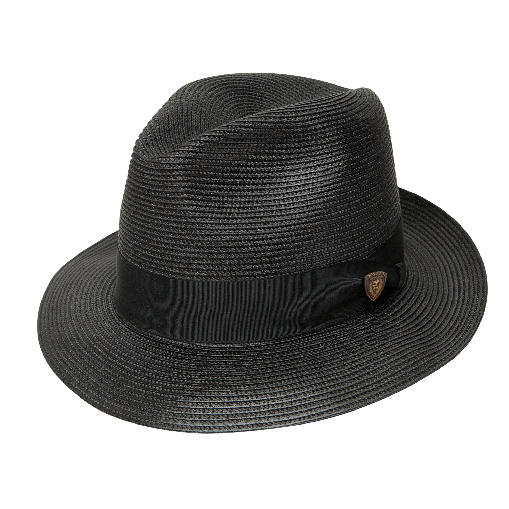 Rosebud Milan Straw Classic Brim Fedora by Dobbs