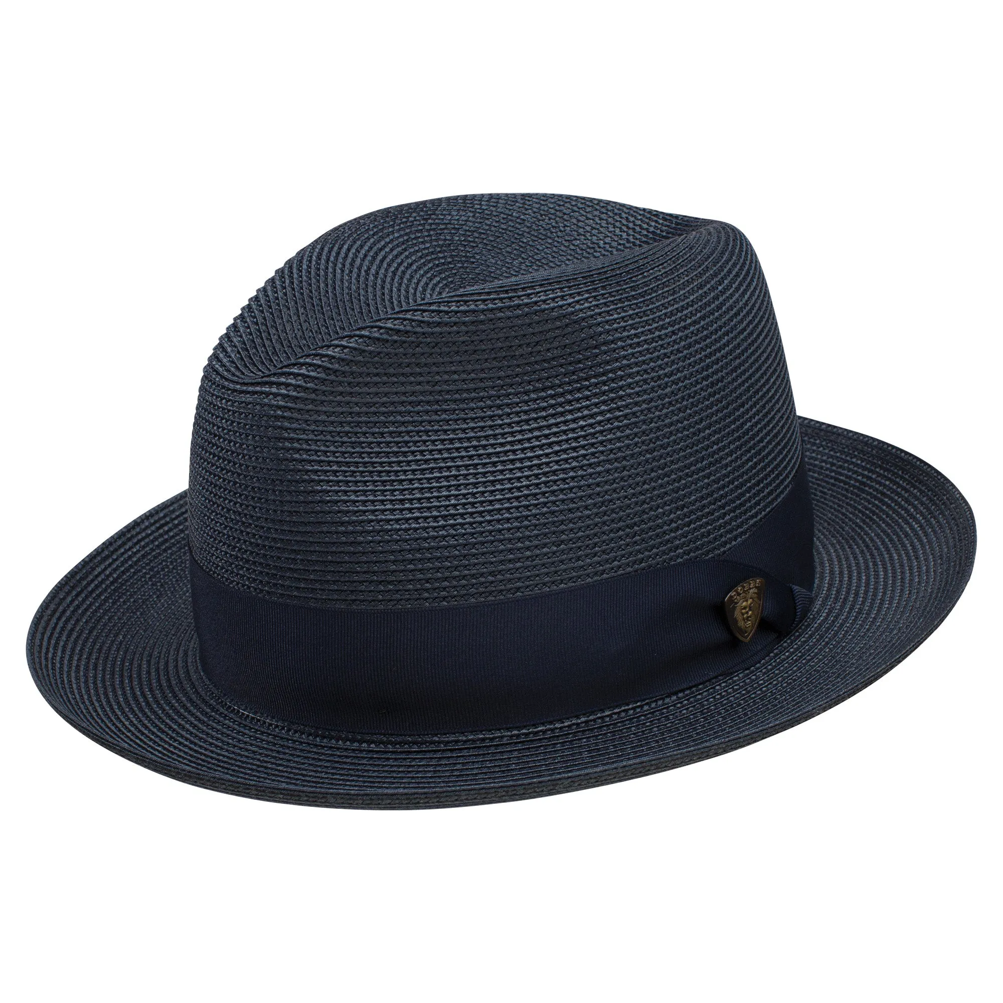 Rosebud Milan Straw Classic Brim Fedora by Dobbs