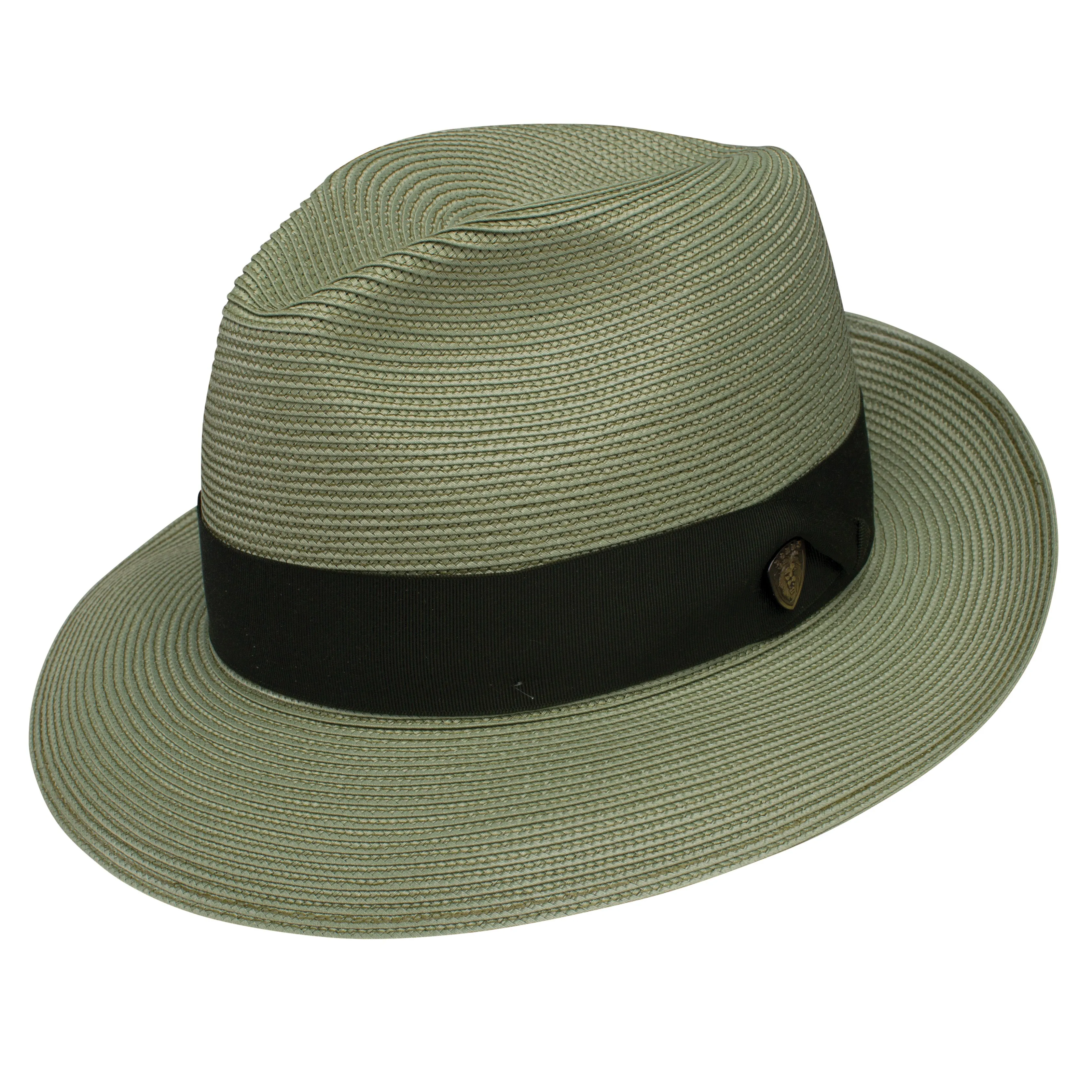 Rosebud Milan Straw Classic Brim Fedora by Dobbs