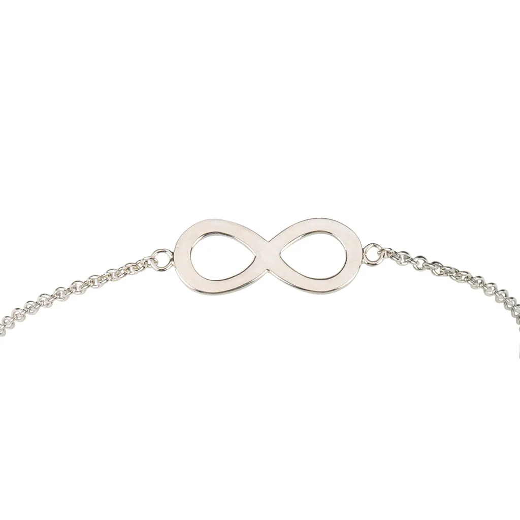 Sterling Silver Infinity Bracelet