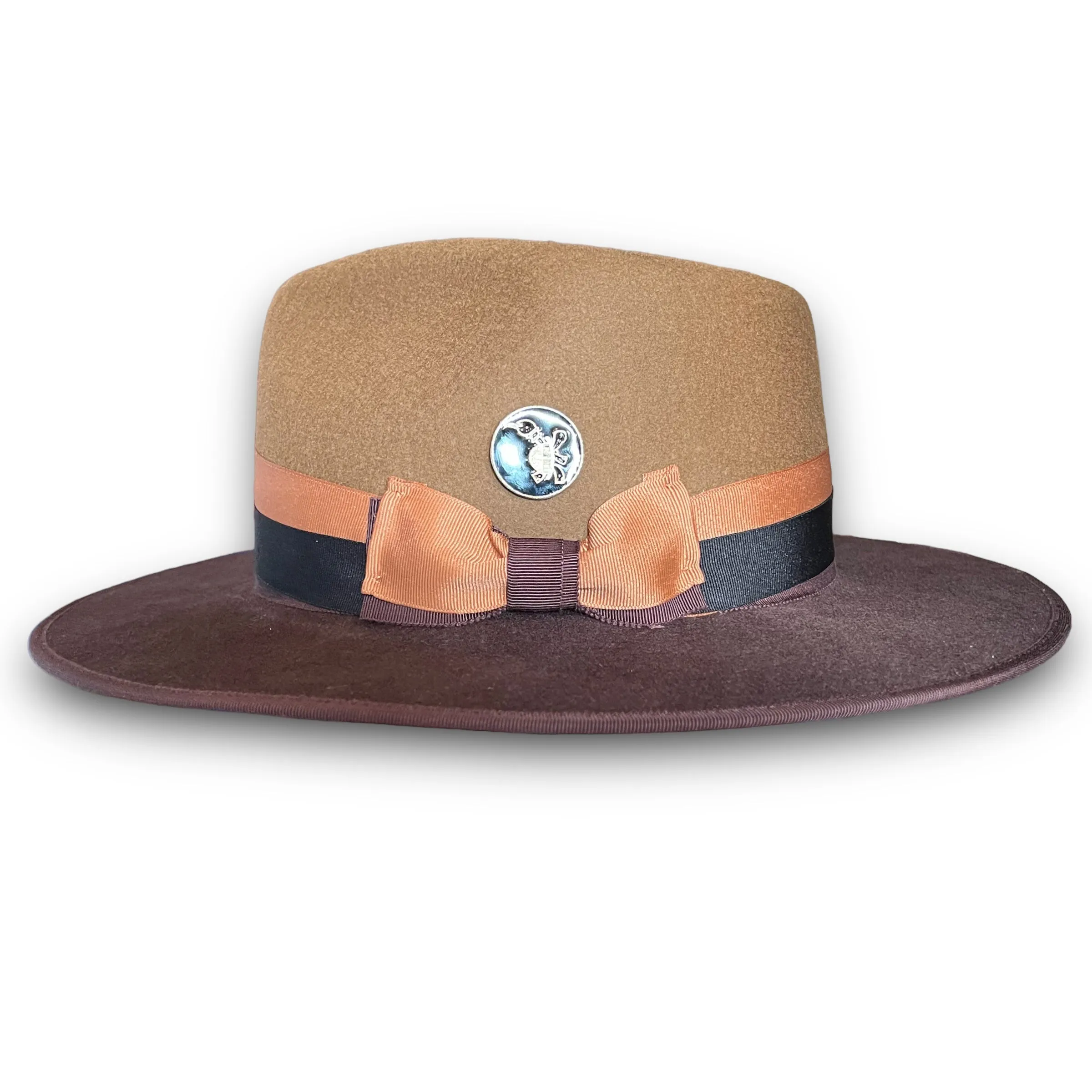 THE FLAMEKEEPERS HAT CLUB U.F.O. CHOCOLATE/DARK CAMEL