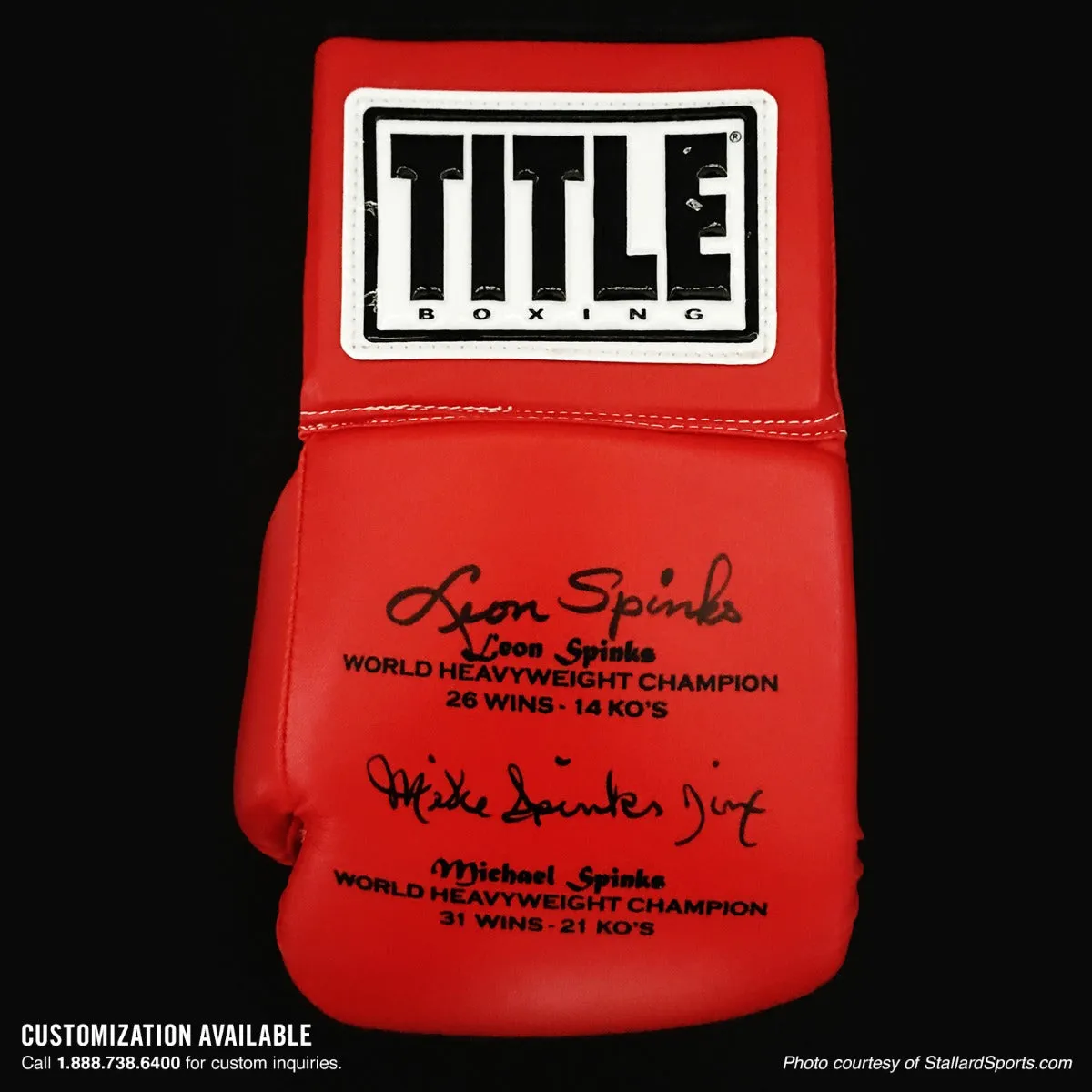 TITLE Boxing Autograph Gloves