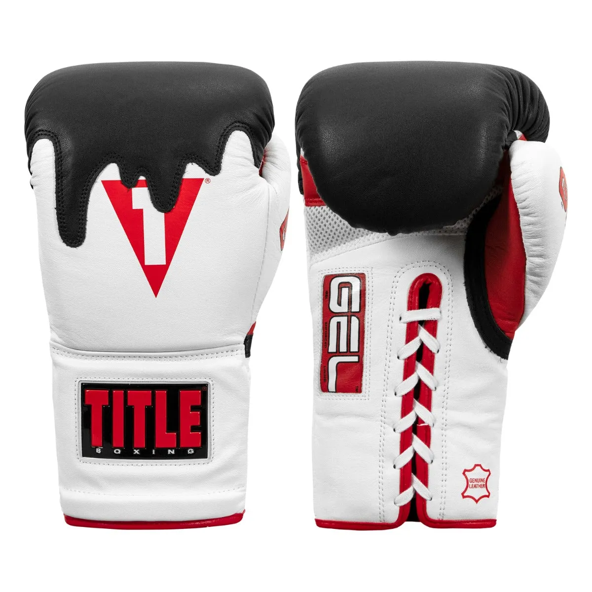 TITLE Boxing Gel Lava Leather Series Sparring Gloves