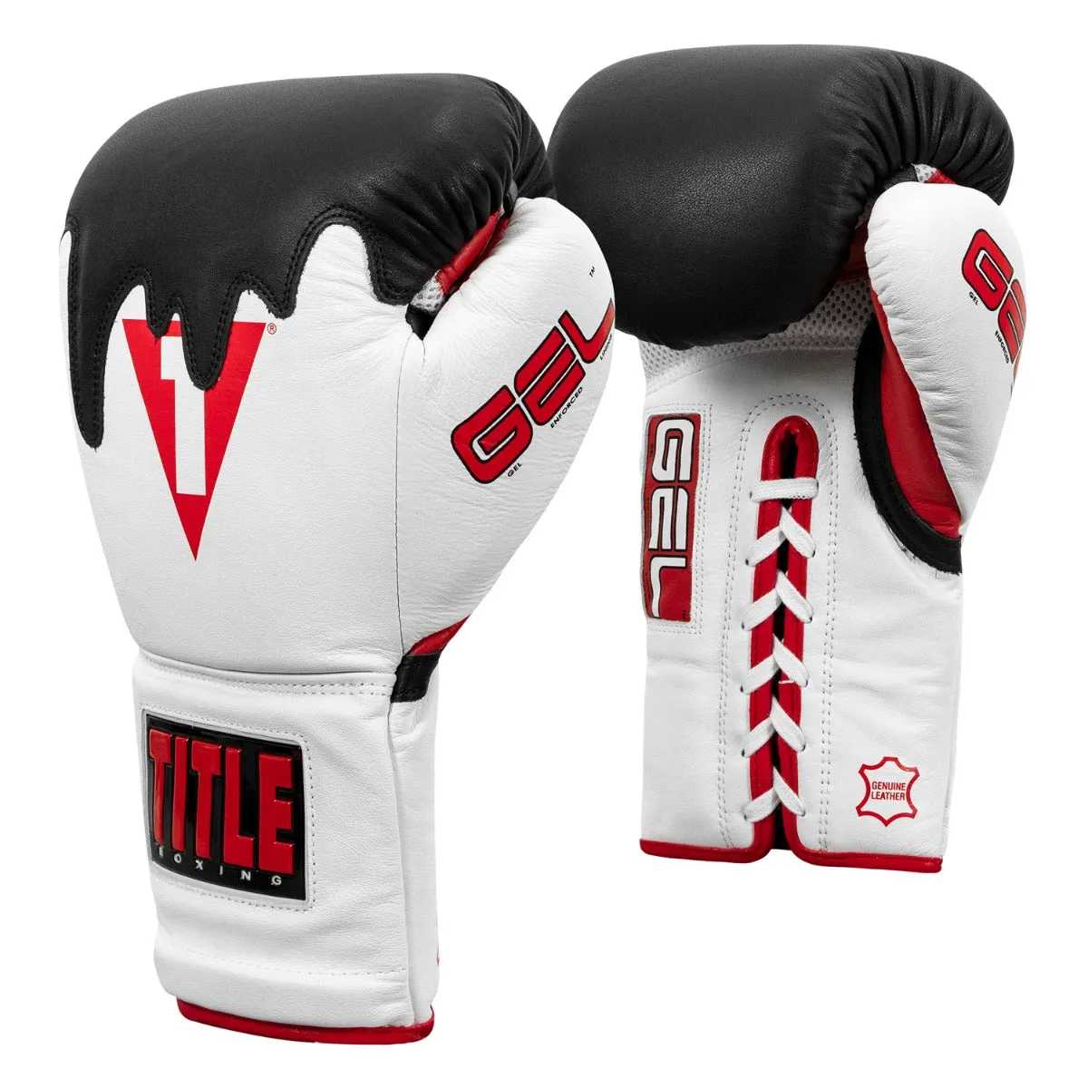 TITLE Boxing Gel Lava Leather Series Sparring Gloves