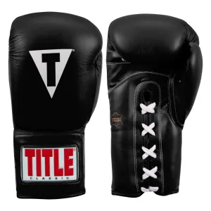 TITLE Classic Leather Lace Training Gloves 2.0