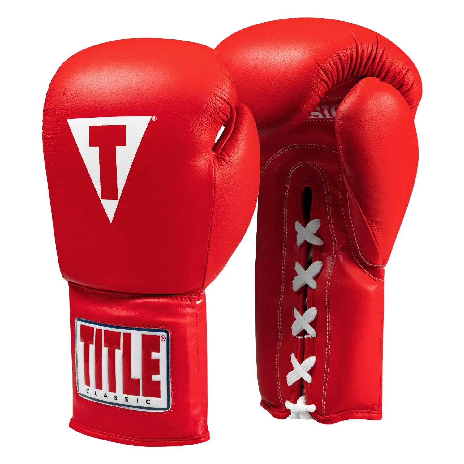 TITLE Classic Leather Lace Training Gloves 2.0