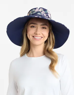 Ultra Wide Brim Printed Swim Sun Hat UPF 50 