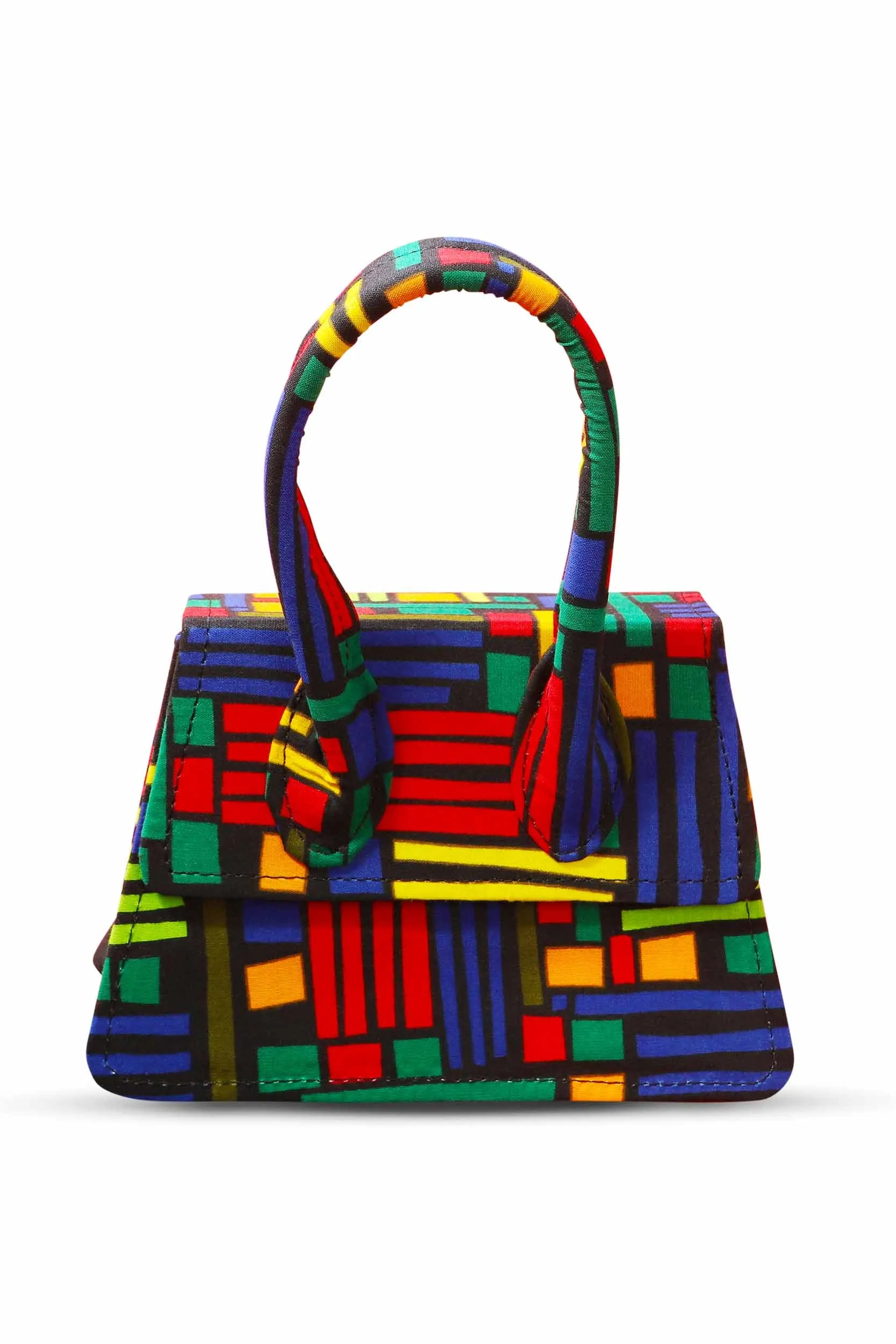 Uzi African Print Mini Bag