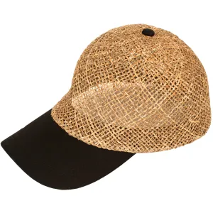 Vented Straw Baseball Cap by Capas