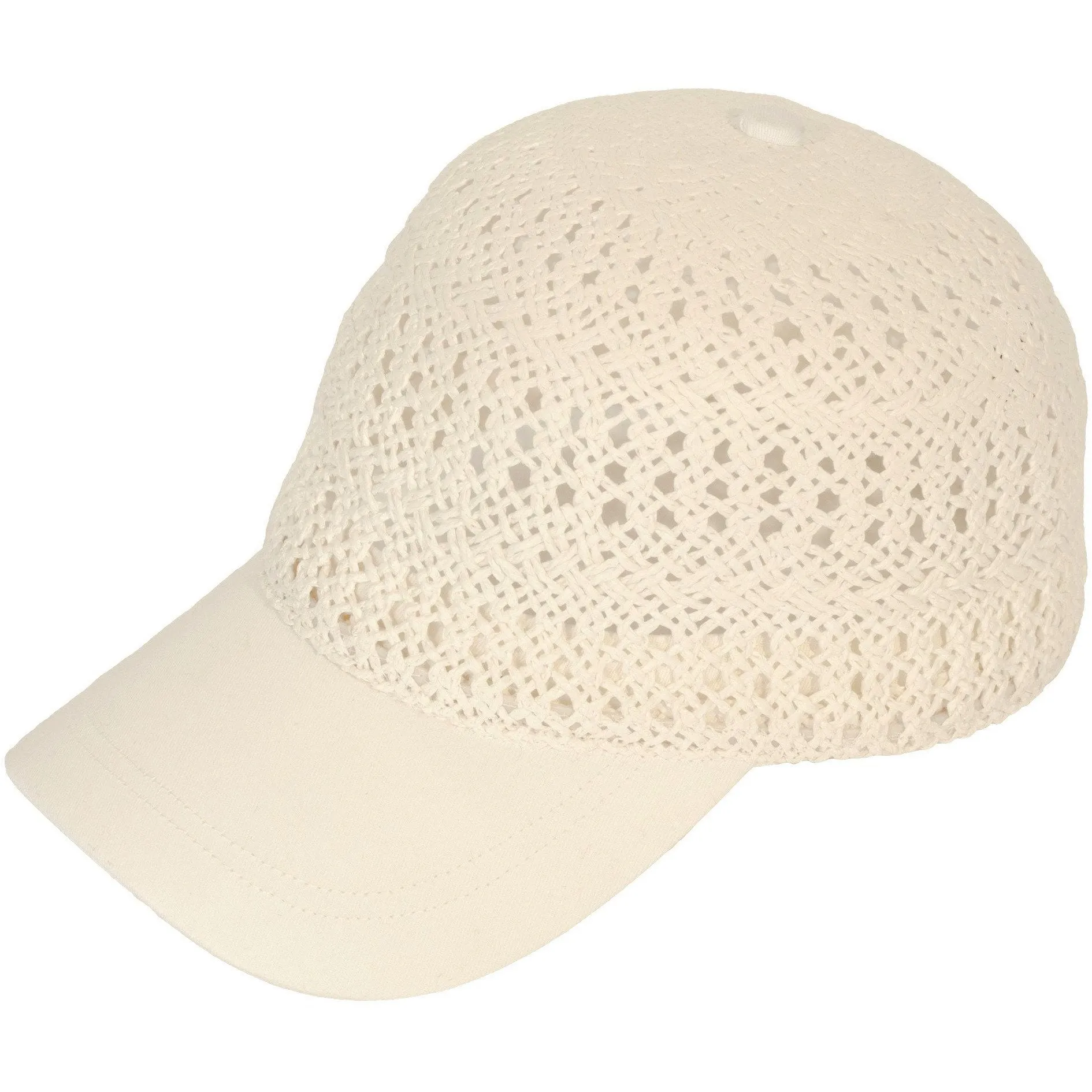 Vented Straw Baseball Cap by Capas