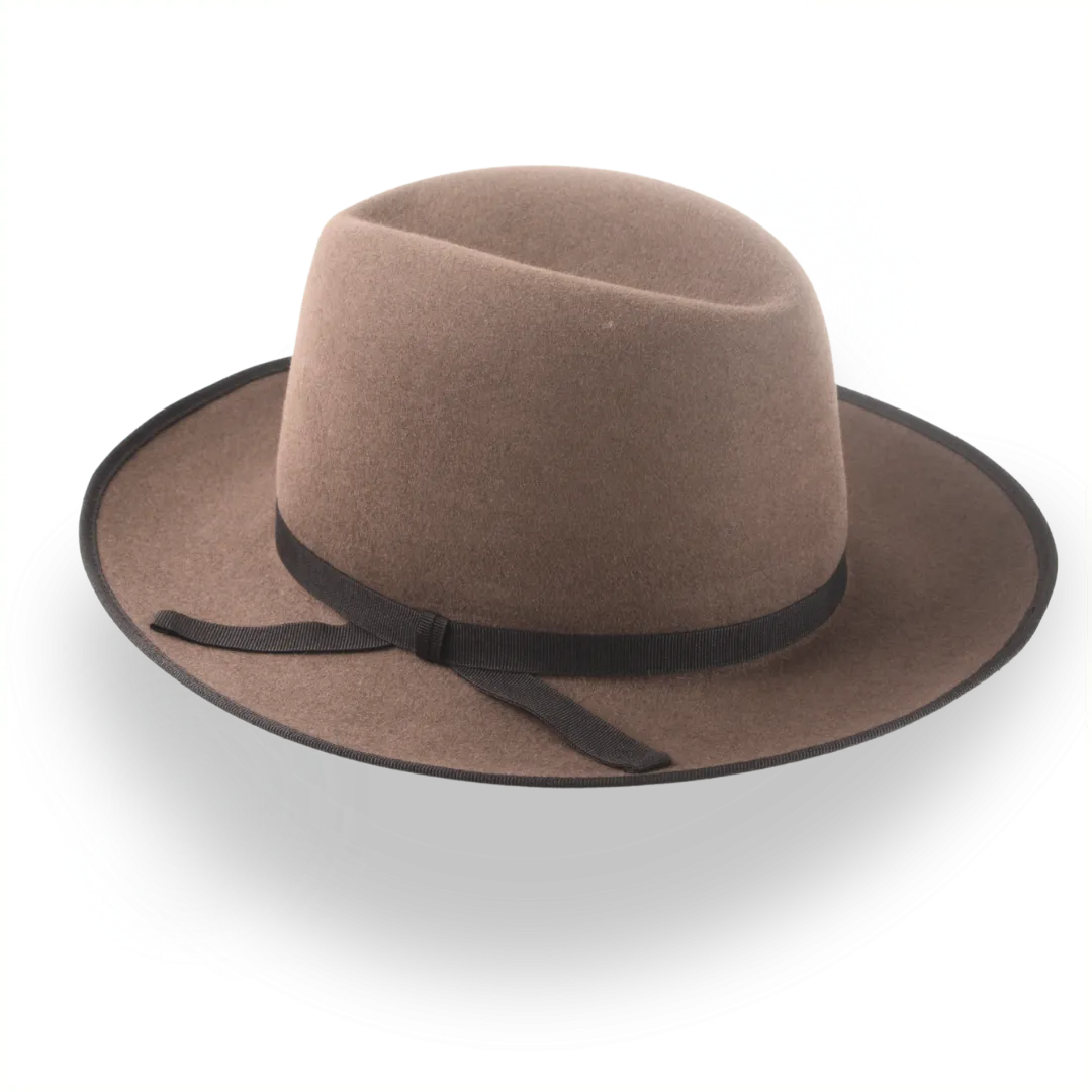 Wide Brim Western Fedora Hat with Classic 3-Inch Brim | The Wayfarer