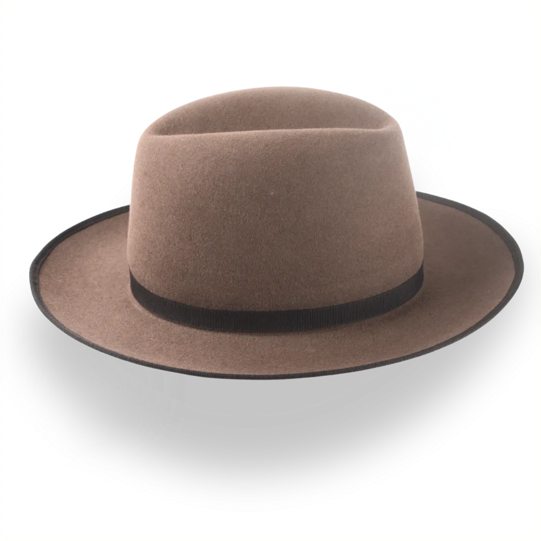 Wide Brim Western Fedora Hat with Classic 3-Inch Brim | The Wayfarer