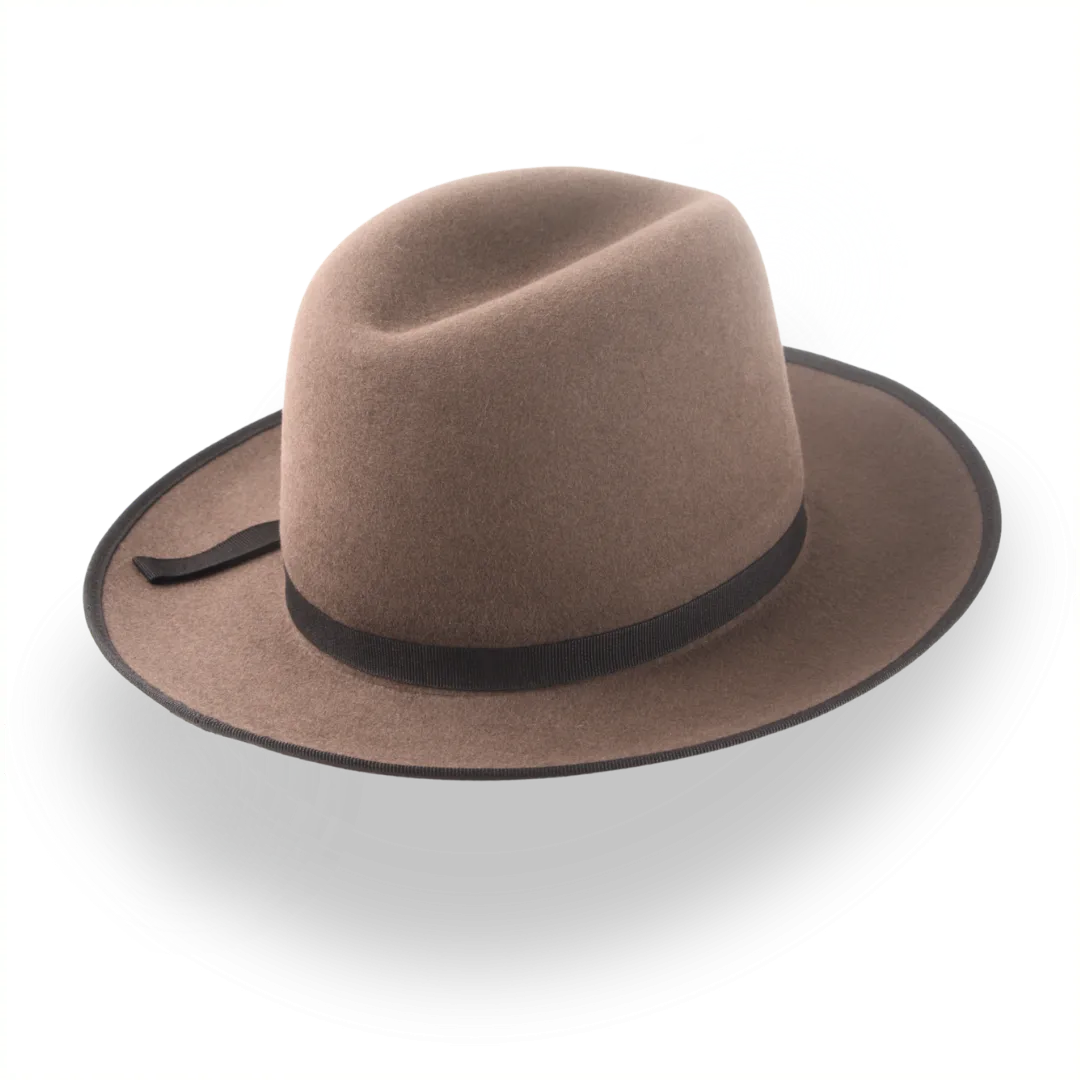 Wide Brim Western Fedora Hat with Classic 3-Inch Brim | The Wayfarer