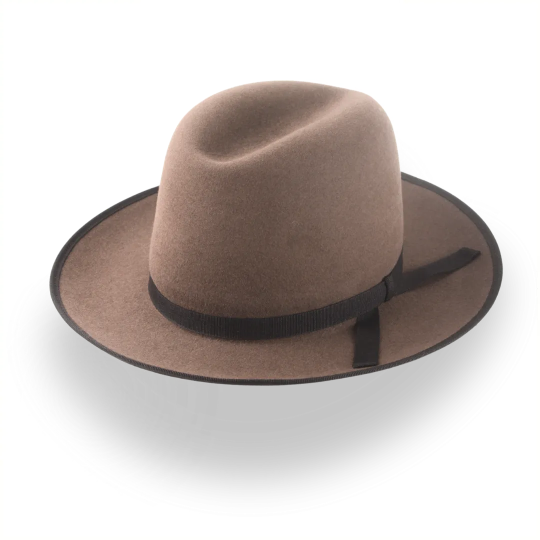 Wide Brim Western Fedora Hat with Classic 3-Inch Brim | The Wayfarer