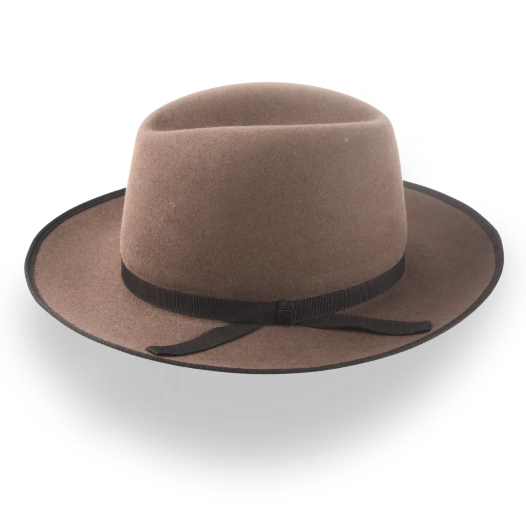 Wide Brim Western Fedora Hat with Classic 3-Inch Brim | The Wayfarer