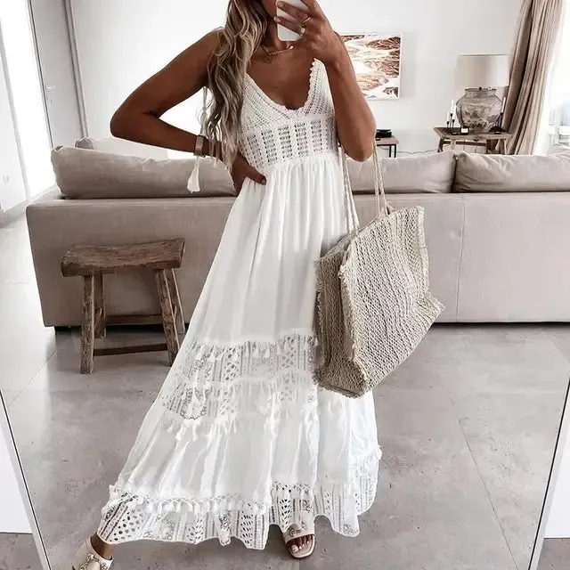 Women’s Lace Summer Dress - Elegant & Breezy